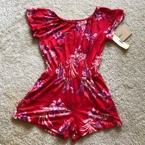 Red romper